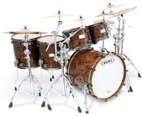 Handmade in Italy: Mapex Orion Chocolate Burl